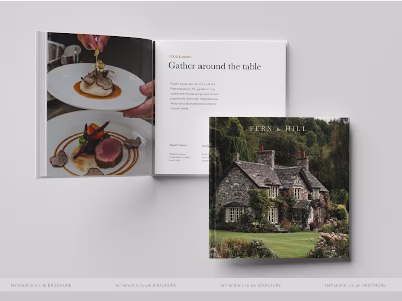 Cover image for Fern & Hill | Luxury Hospitality Brochure