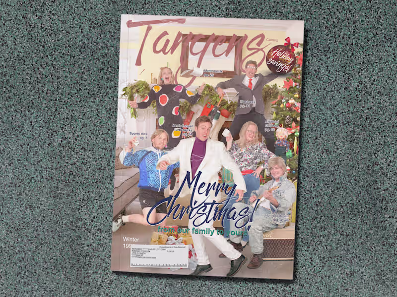 Cover image for Vintage Catalog: A Nostalgic Holiday Card