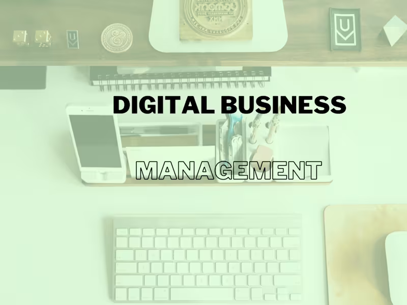Cover image for Digital Business Management