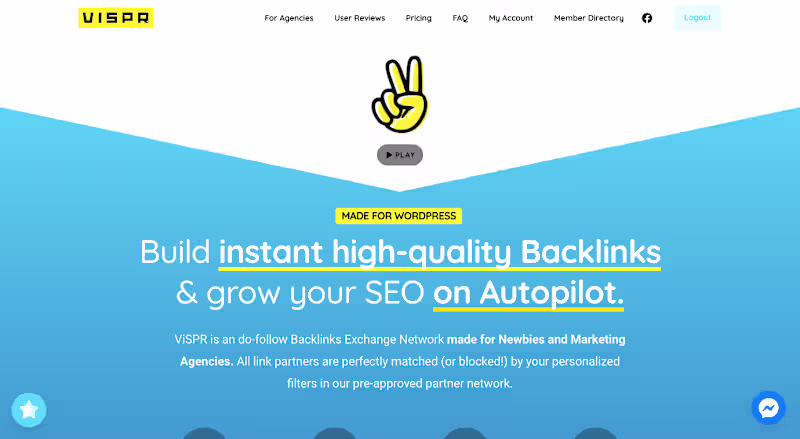 Cover image for ViSPR - SEO Backlinks Exchange Partner Directory for WordPress