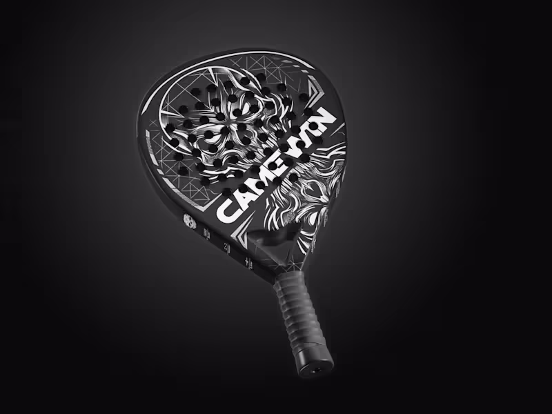 Cover image for Padel Sports 3D Branding & Visual Identity Design