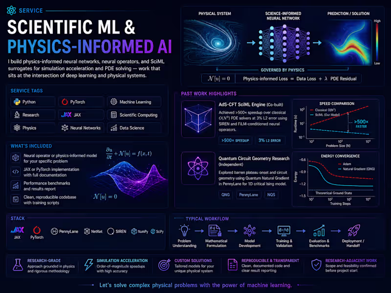 Cover image for Scientific ML & Physics-Informed AI