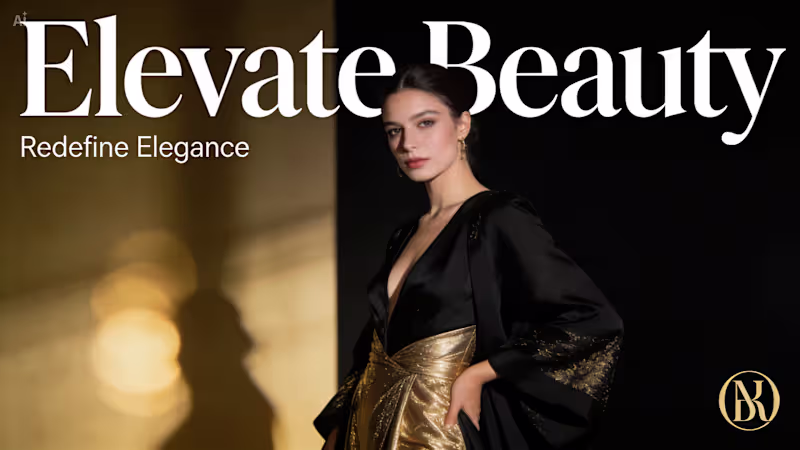 Cover image for ✨ Luxury Beauty & Fashion Advertising Design✨
