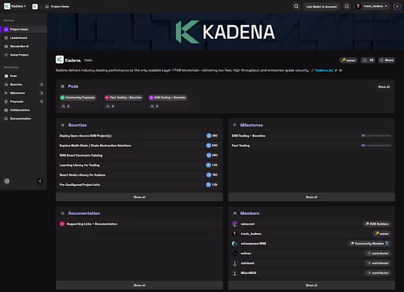 Cover image for Kadena Community Workboard Launch