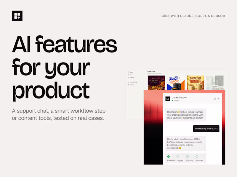 Cover image for AI features for your product