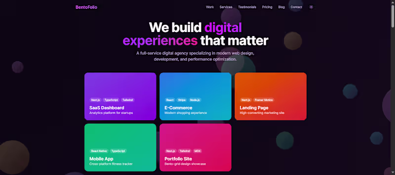 Cover image for A full-service digital agency