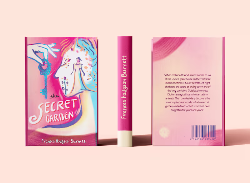 Cover image for The Secret Garden / Book Cover Illustration