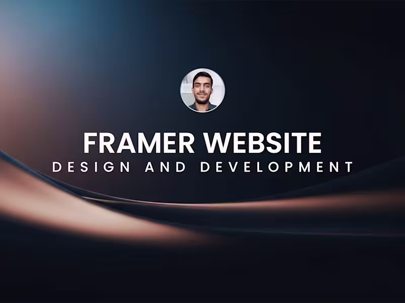 Cover image for Single Page Website Fast and Friendly - Framer