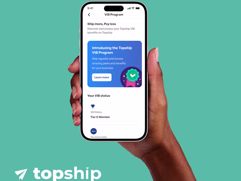 Cover image for Topship (YC W22) : send and receive
items globally.