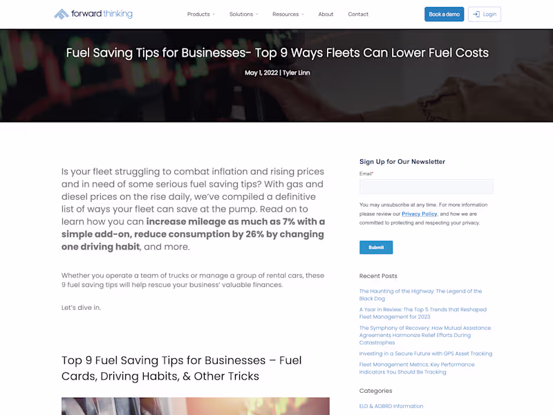 Cover image for SEO Blog for B2B SaaS Company