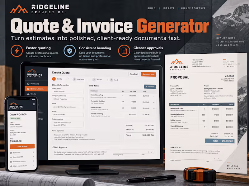 Cover image for Send over your logo and
