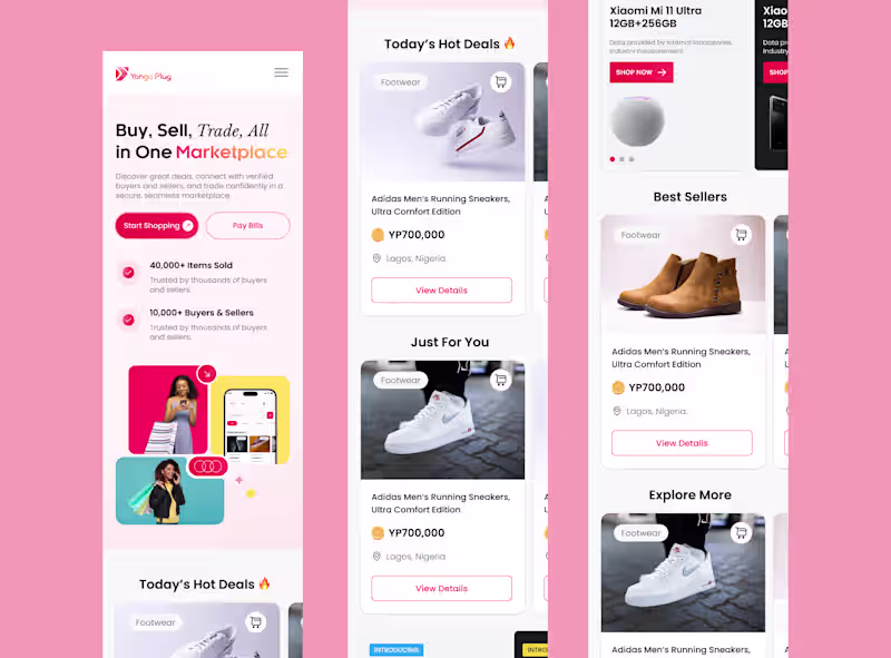 Cover image for Yangaplug Mobile App Redesign