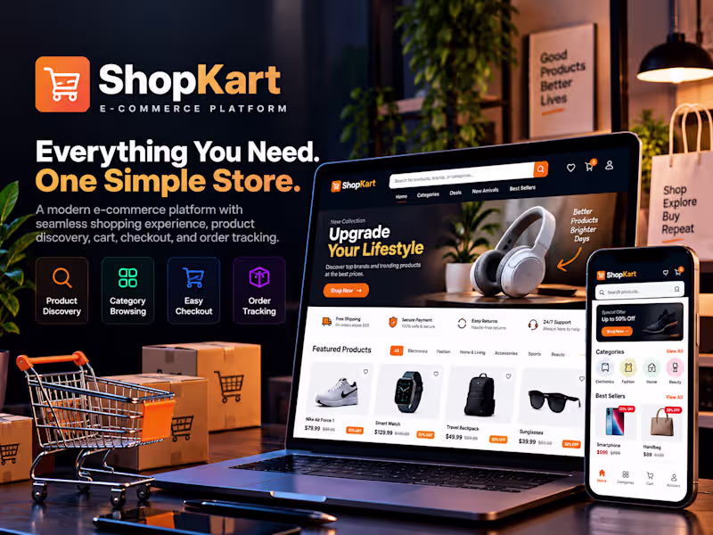 Cover image for A modern e-commerce platform concept