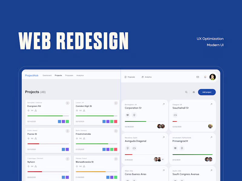 Cover image for Website Redesign & Development