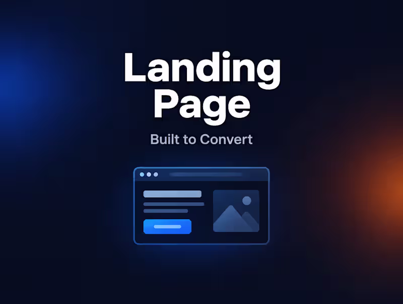Cover image for Conversion-Focused Landing Page