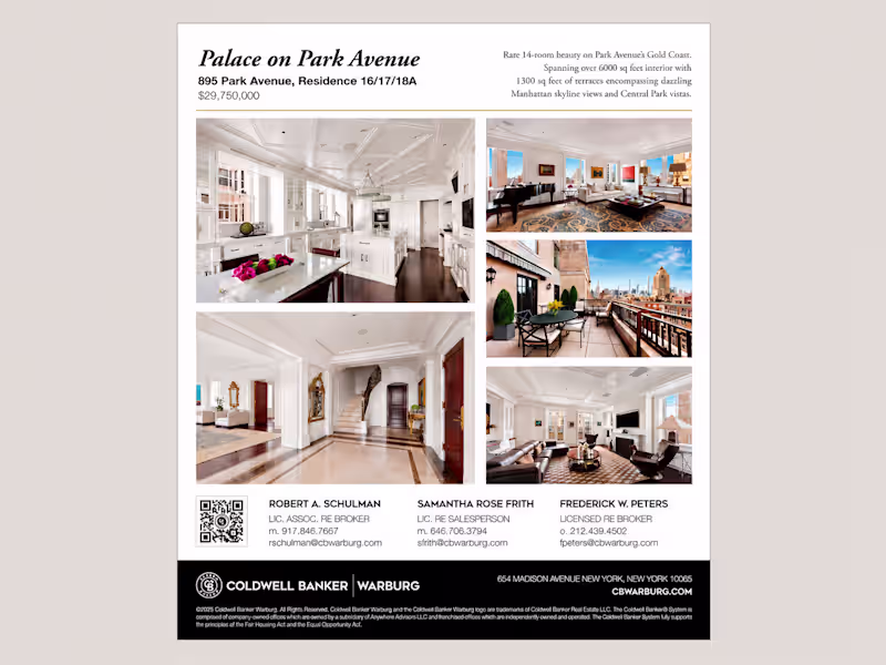 Cover image for Full-page luxury real estate print