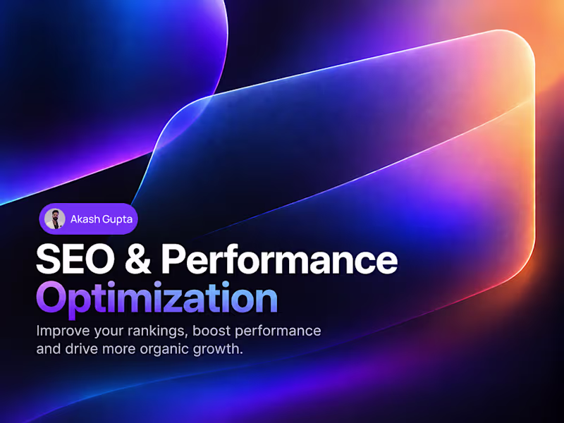 Cover image for SEO & Performance Optimization