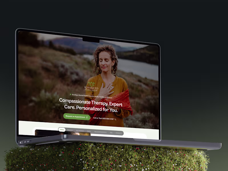 Cover image for Mental Health & Therapy Website Design
