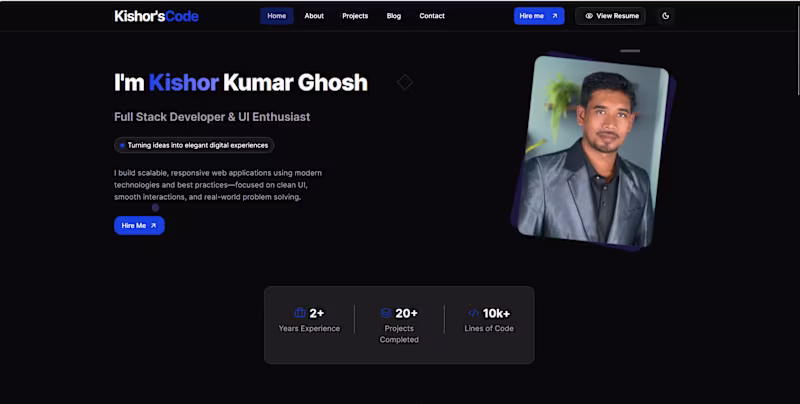 Cover image for Personal Portfolio with Full-Stack CMS