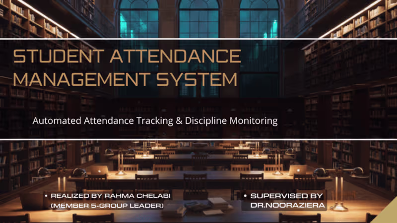 Cover image for Modular Student Attendance Management System (C Language)