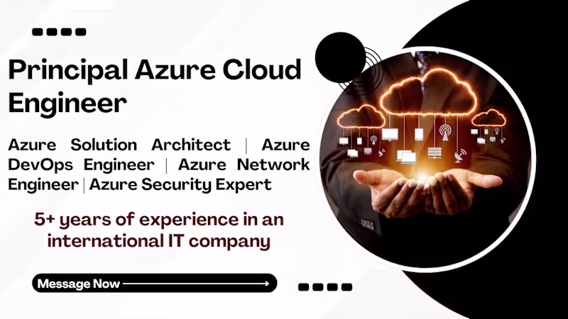 Cover image for Principal Azure Cloud Engineer 