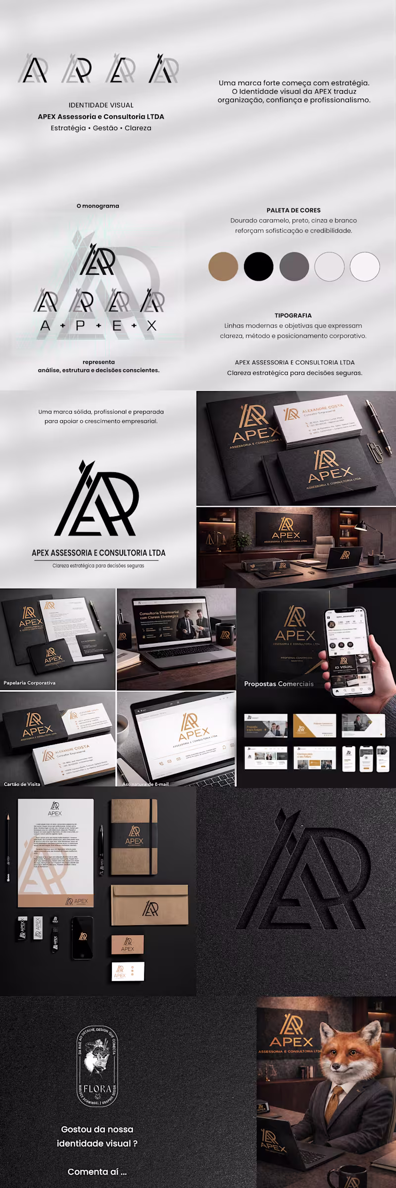 Cover image for Visual identity project for APEX