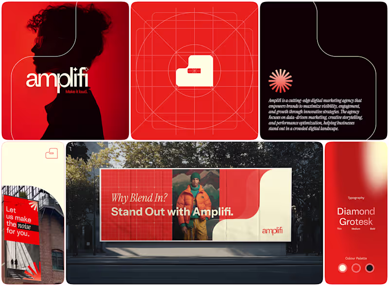 Cover image for Logo Branding - Amplifi Digital Marketing Agency