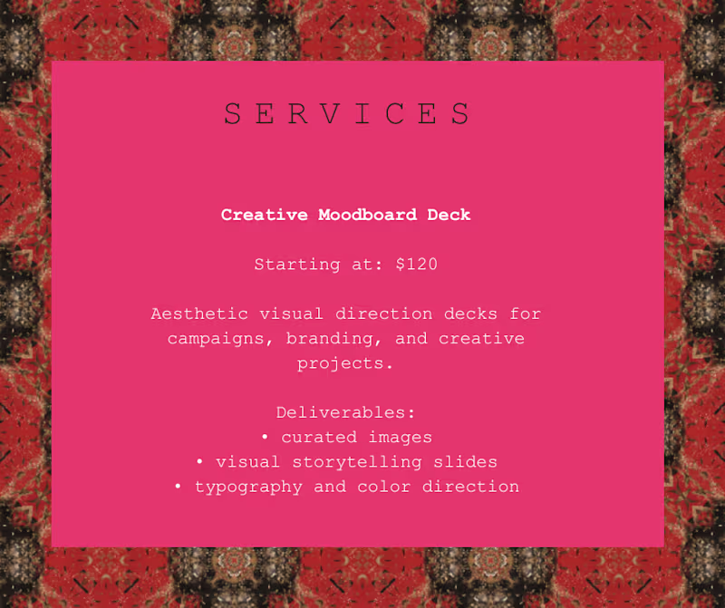 Cover image for Creative Moodboard Deck