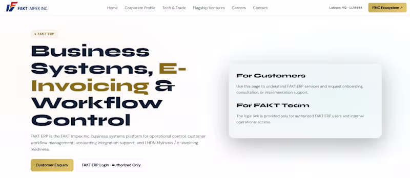 Cover image for FAKT ERP – Business Accounting
