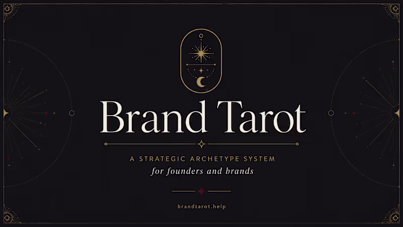 Cover image for Brand Tarot: Interactive Brand Discovery Tool