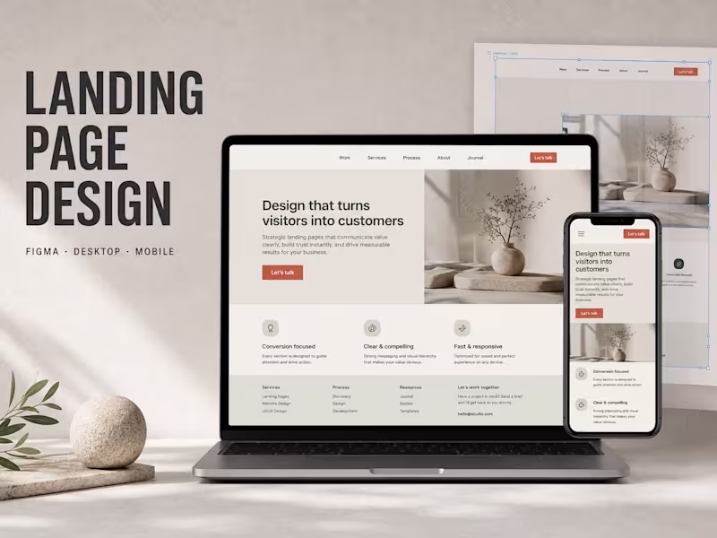 Cover image for Conversion-Focused Landing Page Design
