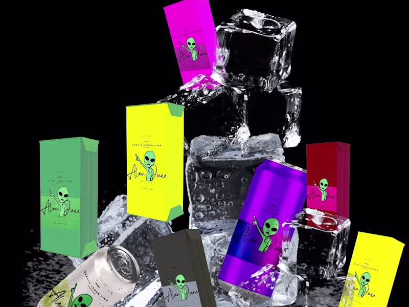 Cover image for Alien Juice - UI / UX Design