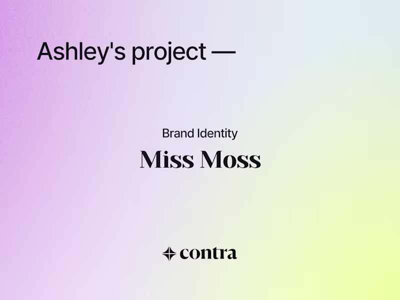Cover image for [MISSMOSS] Rebranding