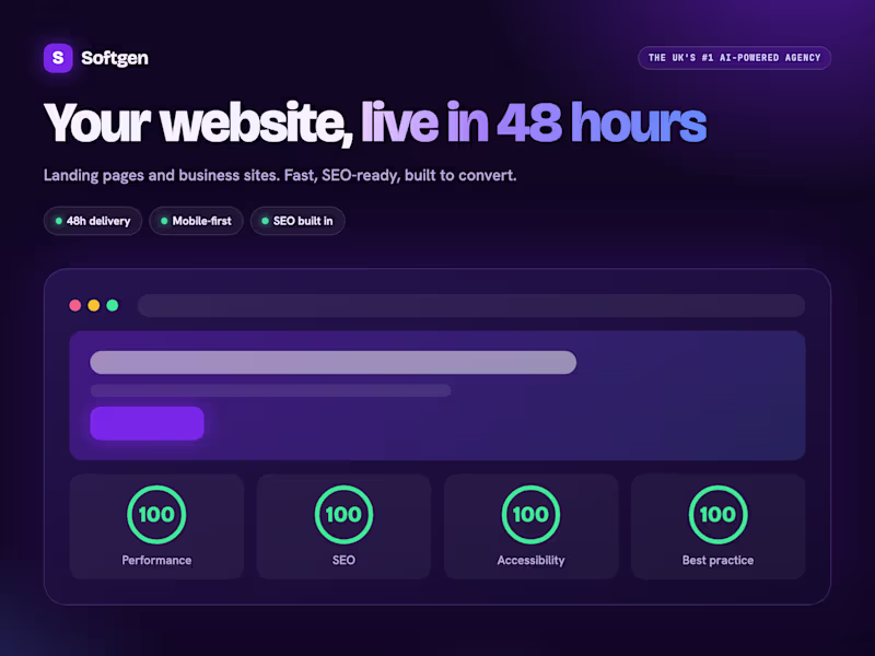 Cover image for A fast, high-converting website or landing page in 48 hours