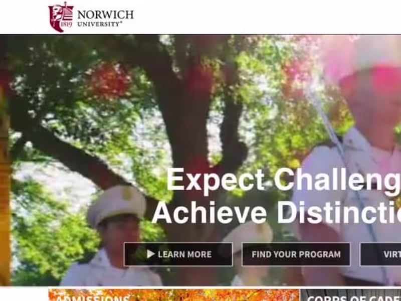 Cover image for Norwich University