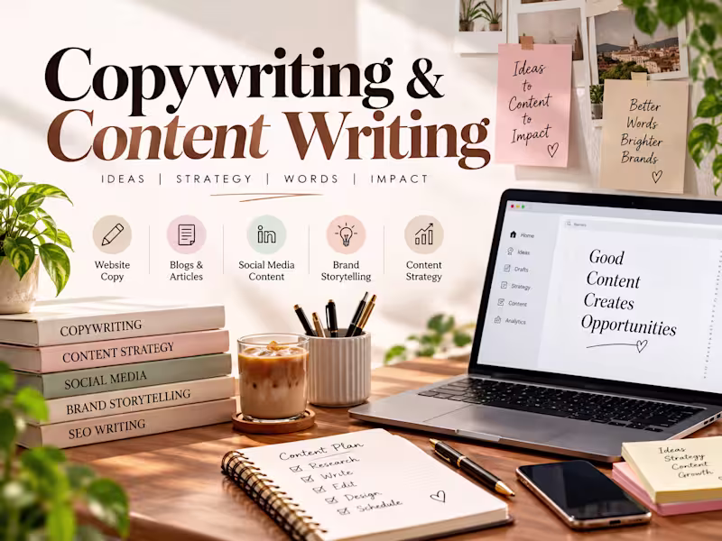Cover image for Copywriting & Content Writing