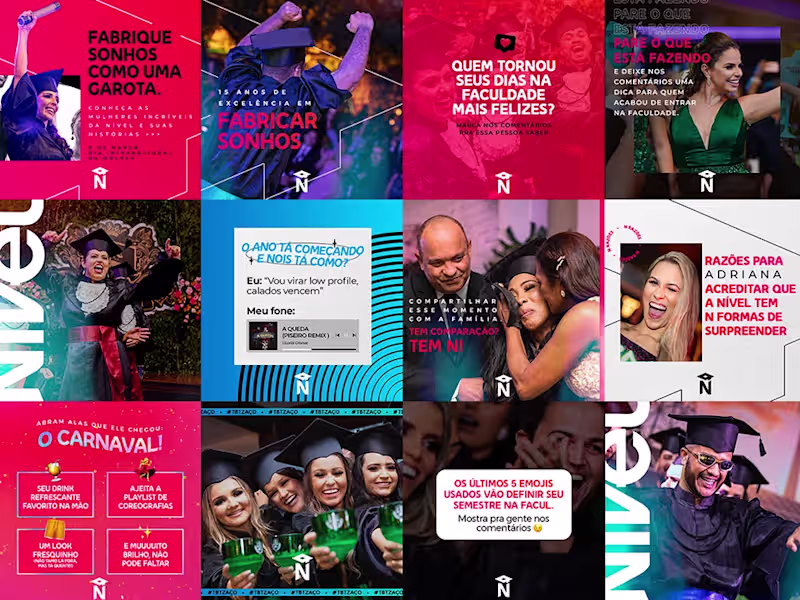 Cover image for Social Media for Nível Superior's graduation parties