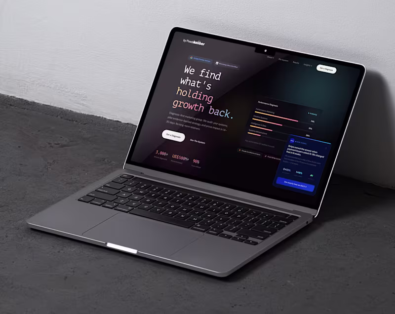 Cover image for Kaliber — Growth Agency Site That Books Strategy Calls