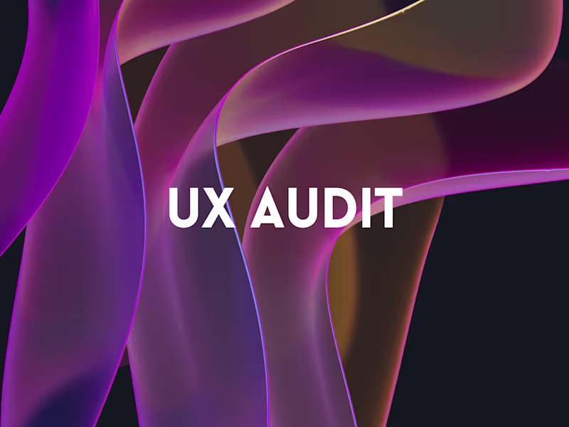 Cover image for UX Audit