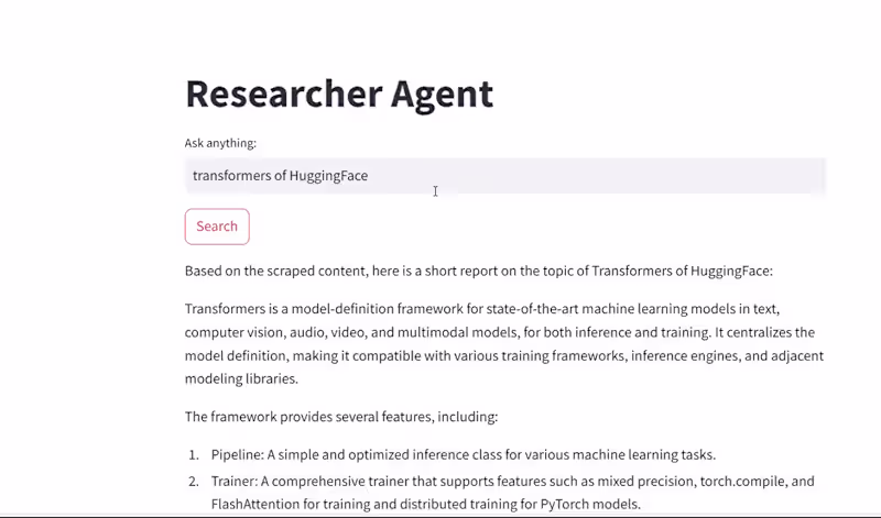Cover image for AI-Powered Research System