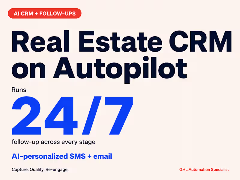 Cover image for Complete GHL CRM Setup for