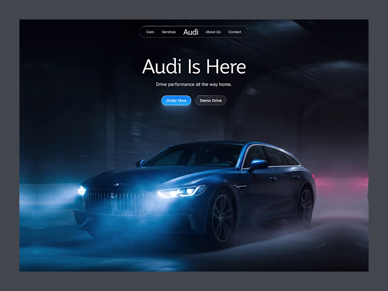 Cover image for Concept Work: Audi - Vehicle
