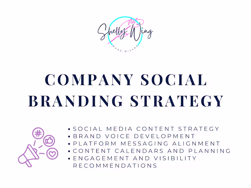 Cover image for Company Social Branding Strategy