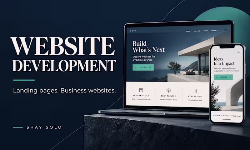 Cover image for Responsive Business Website: Up to 5 Pages