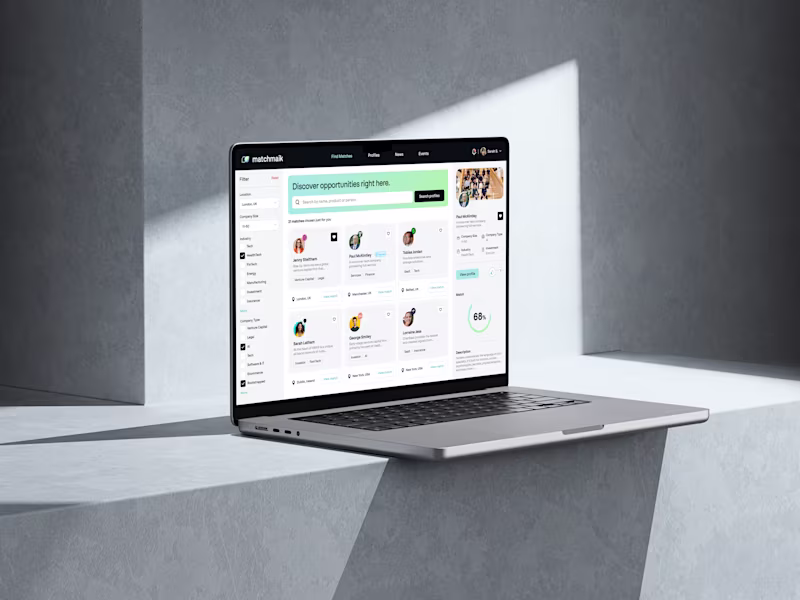 Cover image for Matchmaik Product Design & MVP Launch