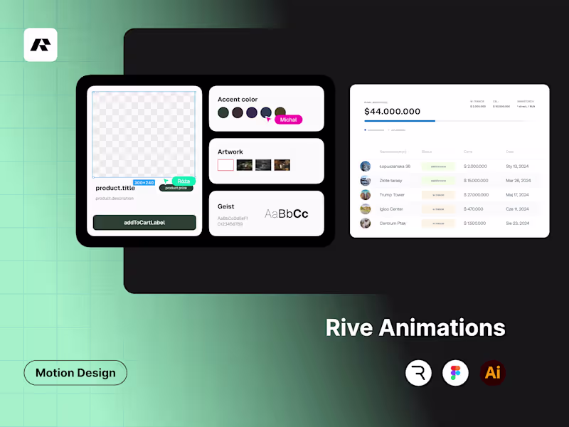 Cover image for Rive Animations