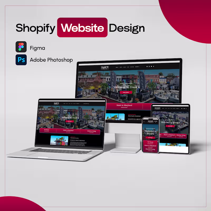 Cover image for Shopify | website design-Hank’s Houseboats

Hank’s