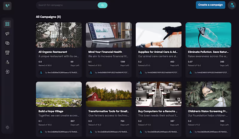 Cover image for Crypto Crowdfunding DApp
