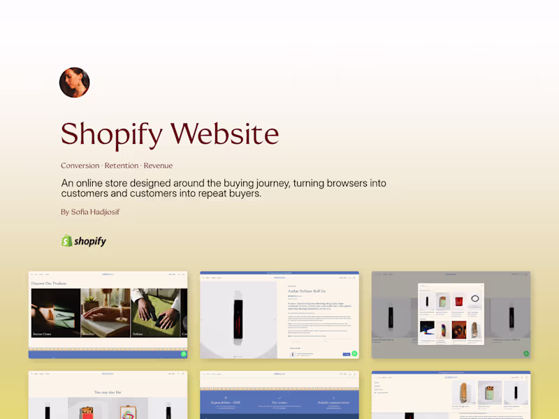 Cover image for Shopify Website - Design + Build
