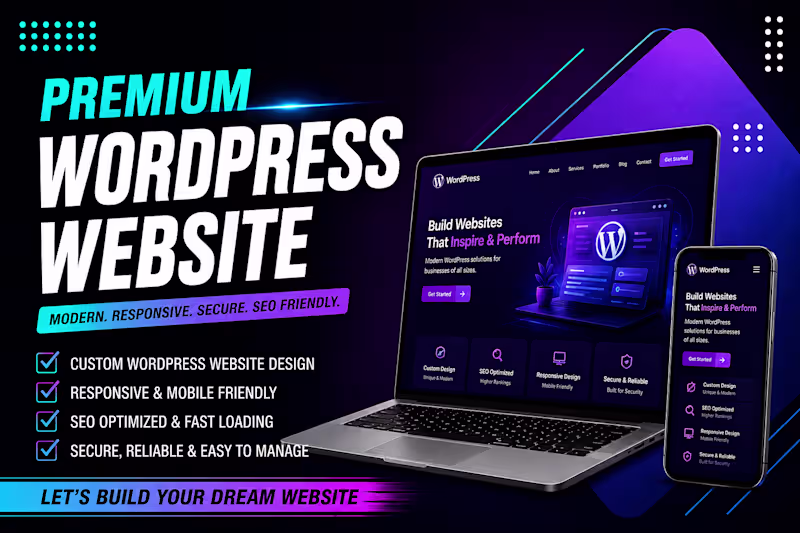 Cover image for Professional WordPress Web Development